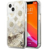 Guess GUHCP13SLGPEGO iPhone 13 mini 5.4 gold/gold hardcase Peony Liquid Glitter - (GUE001769-0)