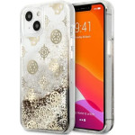 Guess GUHCP13SLGPEGO iPhone 13 mini 5.4 gold/gold hardcase Peony Liquid Glitter - (GUE001769-0)