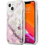 Guess GUHCP13SLGPEPI iPhone 13 mini 5.4 pink/pink hardcase Peony Liquid Glitter - (GUE001773-0)