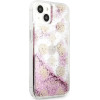 Guess GUHCP13SLGPEPI iPhone 13 mini 5.4 pink/pink hardcase Peony Liquid Glitter - (GUE001773-0)
