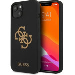 Guess GUHCP13SLS4GGBK iPhone 13 mini 5.4 black/black hard case Silicone 4G Logo - (GUE001729-0)