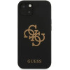 Guess GUHCP13SLS4GGBK iPhone 13 mini 5.4 black/black hard case Silicone 4G Logo - (GUE001729-0)