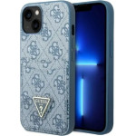 Guess GUHCP13SP4TPB iPhone 13 mini 5.4 blue/blue hardcase 4G Triangle Logo Cardslot - (GUE002472-0)