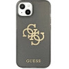 Guess GUHCP13SPCUGL4GBK iPhone 13 mini 5.4 black/black hard case Glitter 4G Big Logo - (GUE001640-0)