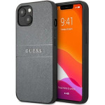 Guess GUHCP13SPSASBGR iPhone 13 mini 5.4 grey/grey Saffiano Strap - (GUE001693-0)