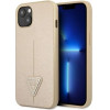 Guess GUHCP13SPSATLE iPhone 13 mini 5,4 beige / beige hardcase SaffianoTriangle Logo - (GUE002084-0)