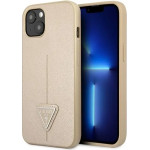 Guess GUHCP13SPSATLE iPhone 13 mini 5,4 beige / beige hardcase SaffianoTriangle Logo - (GUE002084-0)