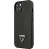 Guess GUHCP13SPSATLK iPhone 13 mini 5,4 black / black hardcase SaffianoTriangle Logo - (GUE002428-0)