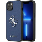Guess GUHCP13SSA4GSBL iPhone 13 mini 5.4 blue/blue hardcase Saffiano 4G Metal Logo - (GUE001717-0)