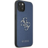 Guess GUHCP13SSA4GSBL iPhone 13 mini 5.4 blue/blue hardcase Saffiano 4G Metal Logo - (GUE001717-0)