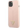 Guess GUHCP13SSLTGP iPhone 13 mini 5.4 pink/pink hardcase Silicone Triangle - (GUE001924-0)
