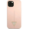 Guess GUHCP13SSLTGP iPhone 13 mini 5.4 pink/pink hardcase Silicone Triangle - (GUE001924-0)