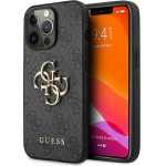 Guess GUHCP13X4GMGGR iPhone 13 Pro Max 6.7 grey/grey hardcase 4G Big Metal Logo - (GUE001511-0)