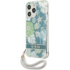 Guess GUHCP13XHFLSN iPhone 13 Pro Max 6.7 green/green hardcase Flower Strap - (GUE001985-0)