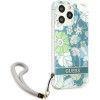 Guess GUHCP13XHFLSN iPhone 13 Pro Max 6.7 green/green hardcase Flower Strap - (GUE001985-0)