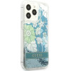 Guess GUHCP13XLFLSN iPhone 13 Pro Max 6.7 green/green hardcase Flower Liquid Glitter - (GUE001955-0)