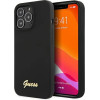 Guess GUHCP13XLSLMGBK iPhone 13 Pro Max 6.7'' black/black hardcase Silicone Script Gold Logo - (GUE002919-0)