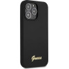 Guess GUHCP13XLSLMGBK iPhone 13 Pro Max 6.7'' black/black hardcase Silicone Script Gold Logo - (GUE002919-0)