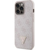 Guess GUHCP13XP4TDSCPP case for iPhone 13 Pro Max 6.7 - pink Crossbody 4G Metal Logo - (GUE002996-0)