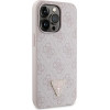 Guess GUHCP13XP4TDSCPP case for iPhone 13 Pro Max 6.7 - pink Crossbody 4G Metal Logo - (GUE002996-0)