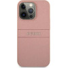 Guess GUHCP13XPSASBPI iPhone 13 Pro Max 6.7 pink/pink hardcase Saffiano Stripe - (GUE001482-0)