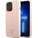 Guess GUHCP13XSLTGP iPhone 13 Pro Max 6.7 pink/pink hardcase Silicone Triangle - (GUE001927-0)