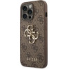 Guess GUHCP14L4GMGBR iPhone 14 Pro 6,1'' brazowy/brown hardcase 4G Big Metal Logo - (GUE002388-0)