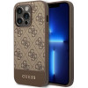 Guess GUHCP14LG4GLBR iPhone 14 Pro 6,1'' brazowy/brown hard case 4G Stripe Collection - (GUE002364-0)