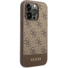 Guess GUHCP14LG4GLBR iPhone 14 Pro 6,1'' brazowy/brown hard case 4G Stripe Collection - (GUE002364-0)