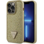 Guess GUHCP14LHDGTPD iPhone 14 Pro 6.1'' gold/gold hardcase Rhinestone Triangle - (GUE002857-0)