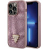 Guess GUHCP14LHDGTPP iPhone 14 Pro 6.1'' pink/pink hardcase Rhinestone Triangle - (GUE002861-0)