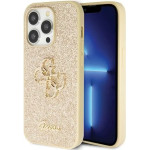 Guess GUHCP14LHG4SGD case for iPhone 14 Pro - gold Glitter Script Big 4G - (GUE003008-0)