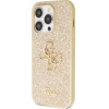 Guess GUHCP14LHG4SGD case for iPhone 14 Pro - gold Glitter Script Big 4G - (GUE003008-0)