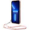 Guess GUHCP14LHGCOHP iPhone 14 Pro 6.1 pink/pink hardcase Translucent Pearl Strap - (GUE002244-0)