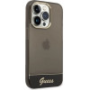 Guess GUHCP14LHGCOK iPhone 14 Pro 6.1 black / black hardcase Translucent - (GUE002248-0)