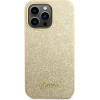 Guess GUHCP14LHGGSHD iPhone 14 Pro 6,1'' zloty/gold hard case Glitter Script - (GUE002160-0)