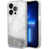 Guess GUHCP14LLCSGSGH iPhone 14 Pro 6.1'' white/white hardcase Liquid Glitter Marble - (GUE002802-0)