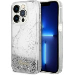 Guess GUHCP14LLCSGSGH iPhone 14 Pro 6.1'' white/white hardcase Liquid Glitter Marble - (GUE002802-0)