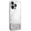 Guess GUHCP14LLCSGSGH iPhone 14 Pro 6.1'' white/white hardcase Liquid Glitter Marble - (GUE002802-0)