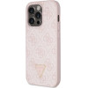 Guess GUHCP14LP4TDSCPP case for iPhone 14 Pro - pink Crossbody 4G Metal Logo - (GUE002998-0)
