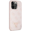 Guess GUHCP14LP4TDSCPP case for iPhone 14 Pro - pink Crossbody 4G Metal Logo - (GUE002998-0)