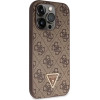 Guess GUHCP14LP4TDSCPW case for iPhone 14 Pro - brown Crossbody 4G Metal Logo - (GUE002990-0)