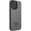 Guess GUHCP14LPSATLG iPhone 14 Pro 6.1 silver / silver hardcase SaffianoTriangle Logo - (GUE002340-0)