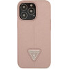 Guess GUHCP14LPSATLP iPhone 14 Pro 6.1 pink / pink hardcase SaffianoTriangle Logo - (GUE002344-0)