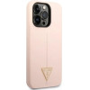 Guess GUHCP14LSLTGP iPhone 14 Pro 6.1 pink/pink hardcase Silicone Triangle - (GUE002320-0)