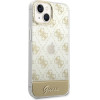Guess GUHCP14MHG4MHG iPhone 14 Plus 6.7 gold / gold hardcase 4G Pattern Script - (GUE002179-0)