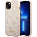 Guess GUHCP14MHG4SHP iPhone 14 Plus 6.7 pink / pink hard case 4G Vintage Gold Logo - (GUE002311-0)