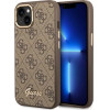 Guess GUHCP14MHG4SHW iPhone 14 Plus 6.7 brown / brown hard case 4G Vintage Gold Logo - (GUE002295-0)