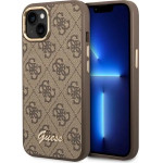 Guess GUHCP14MHG4SHW iPhone 14 Plus 6.7 brown / brown hard case 4G Vintage Gold Logo - (GUE002295-0)