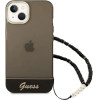 Guess GUHCP14MHGCOHK iPhone 14 Plus 6,7 black / black hardcase Translucent Pearl Strap - (GUE002235-0)